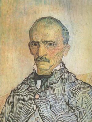 Vincent Van Gogh Portrait of Trabuc,an Attendant at Saint-Paul Hospital (nn04) Norge oil painting art